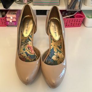 NUDE MADDEN GIRL HEELS